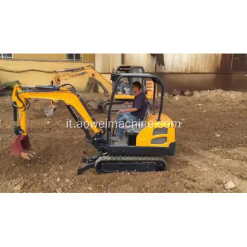 Vendita mini escavatore AW12 1200KGS 1.2 ton più venduto in Cina Canada USA Europa con CE